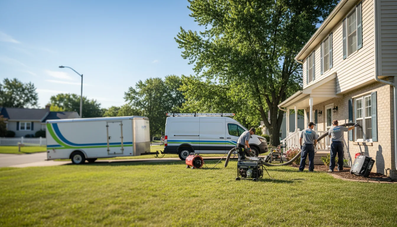 Flooded Basement Restoration And Cleanup With Repair in Brice, OH near me
